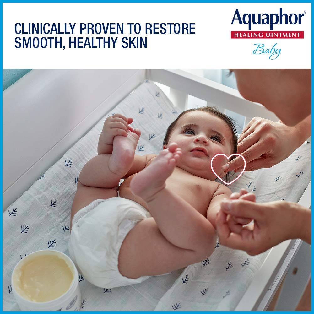 Aquaphor Baby Healing Ointment Advanced Therapy Skin Protectant， Dry Skin and Diaper Rash Ointment， 7 Oz Tube - Image 4